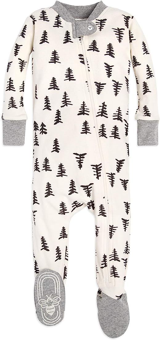 Burt's Bees Baby Baby Boys’ Unisex Pajamas, Zip-Front Non-Slip Footed Sleeper Pjs, Organic Cott... | Amazon (US)