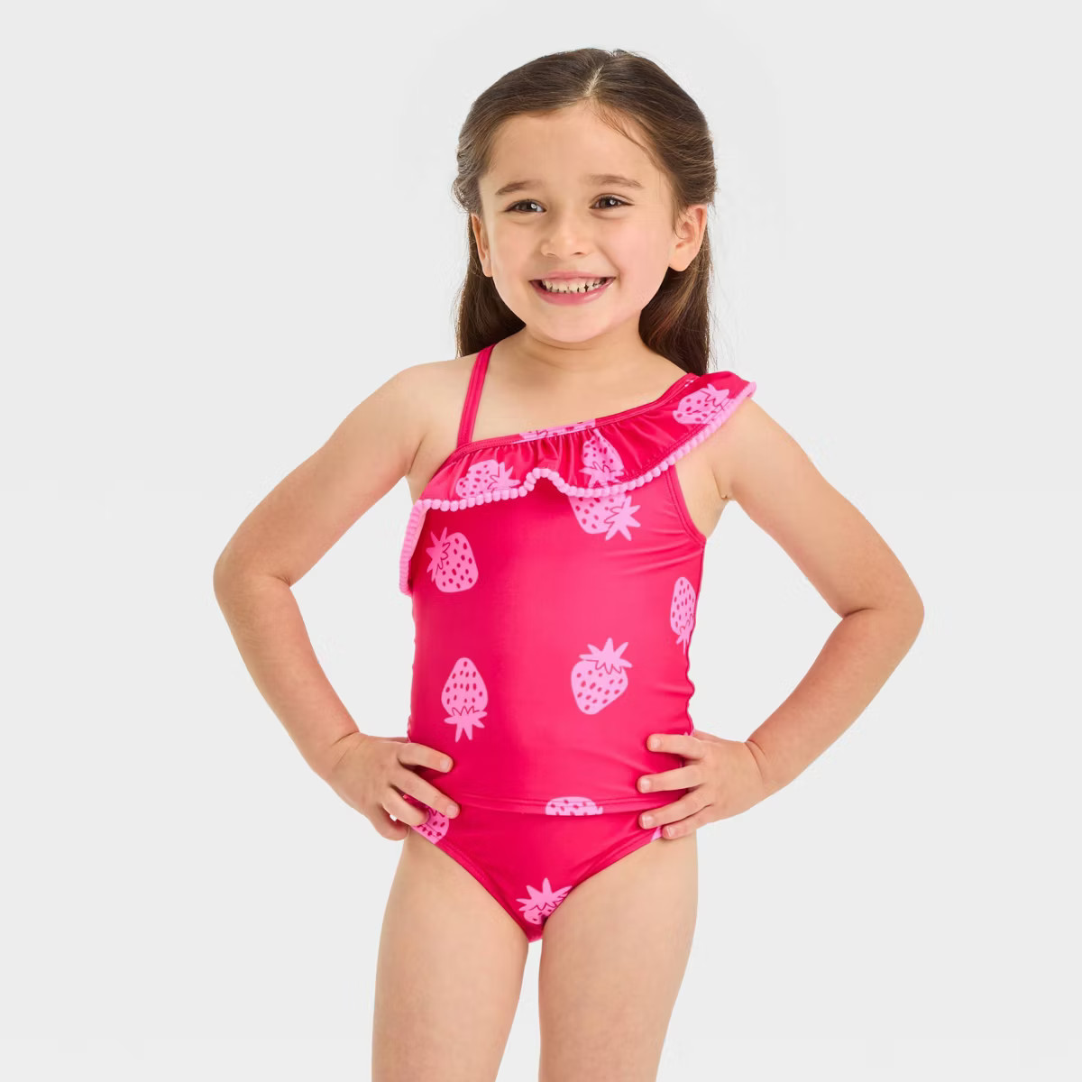 Toddler Girls' Ruffle Tankini Set - Cat & Jack™ | Target