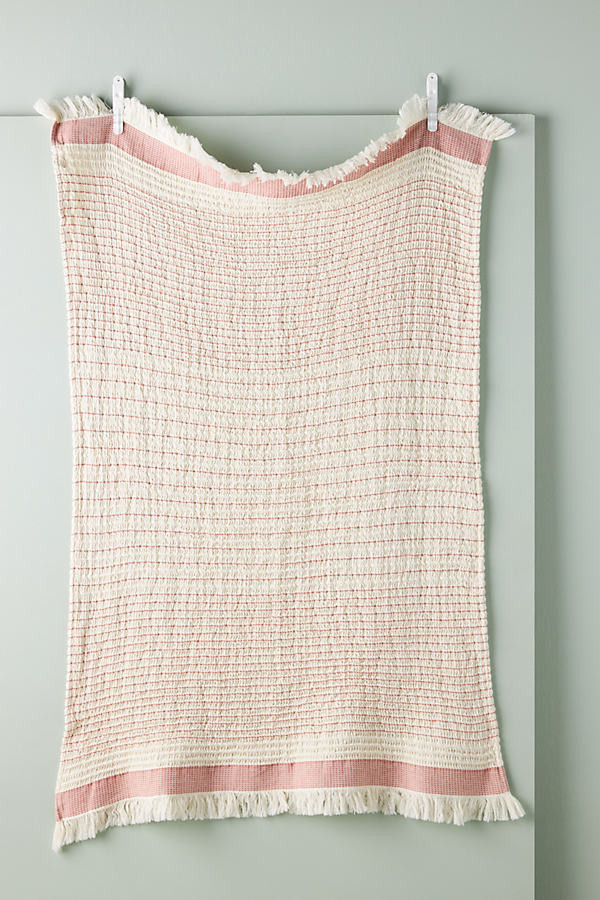 Peyton Dish Towel By Anthropologie in Pink Size DISHTOWEL | Anthropologie (US)