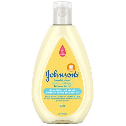 Johnson's Baby Wash and Shampoo for Baths Head-to-Toe Travel Size | Well.ca