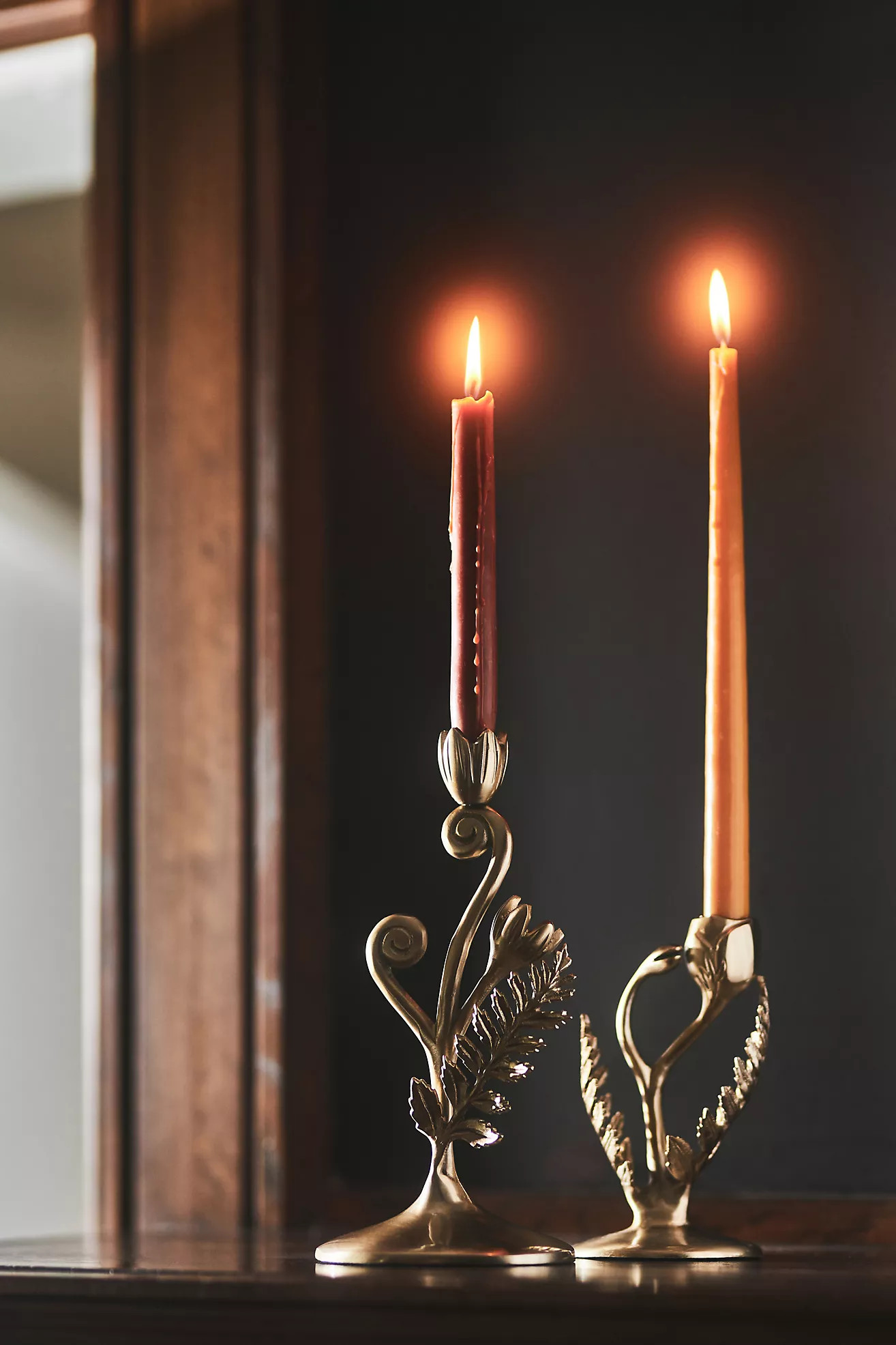 Fiddlehead Fern Taper Candle Holder | Anthropologie (US)