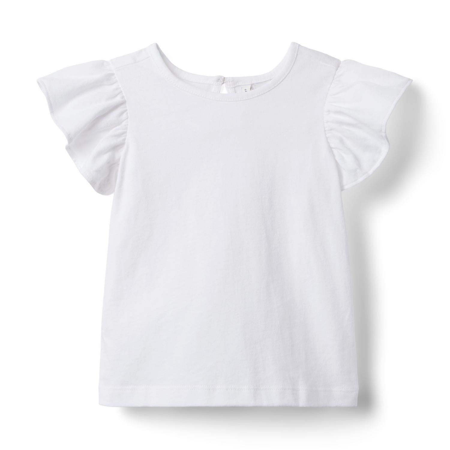 Ruffle Sleeve Jersey Top | Janie and Jack