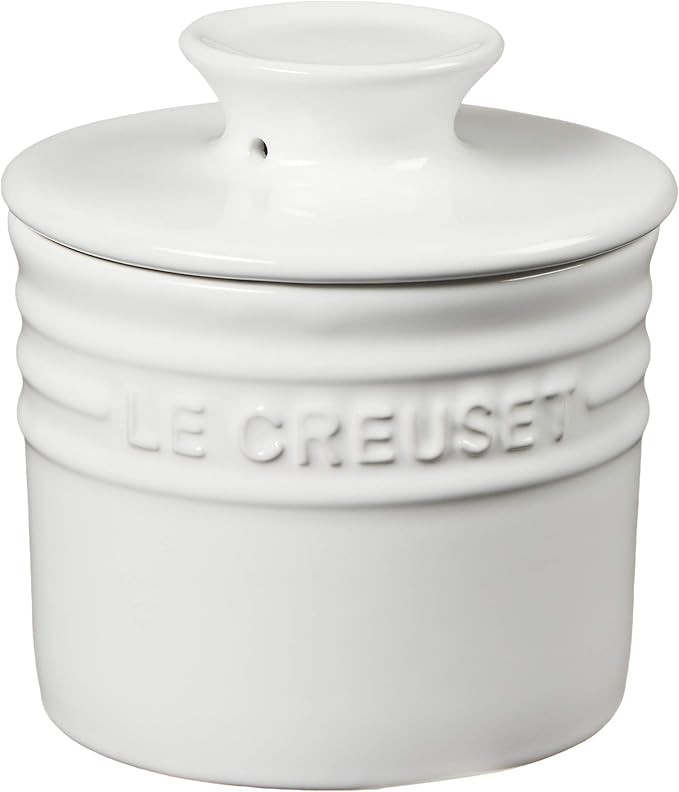 Le Creuset Stoneware Butter Crock, 6 oz., White | Amazon (US)