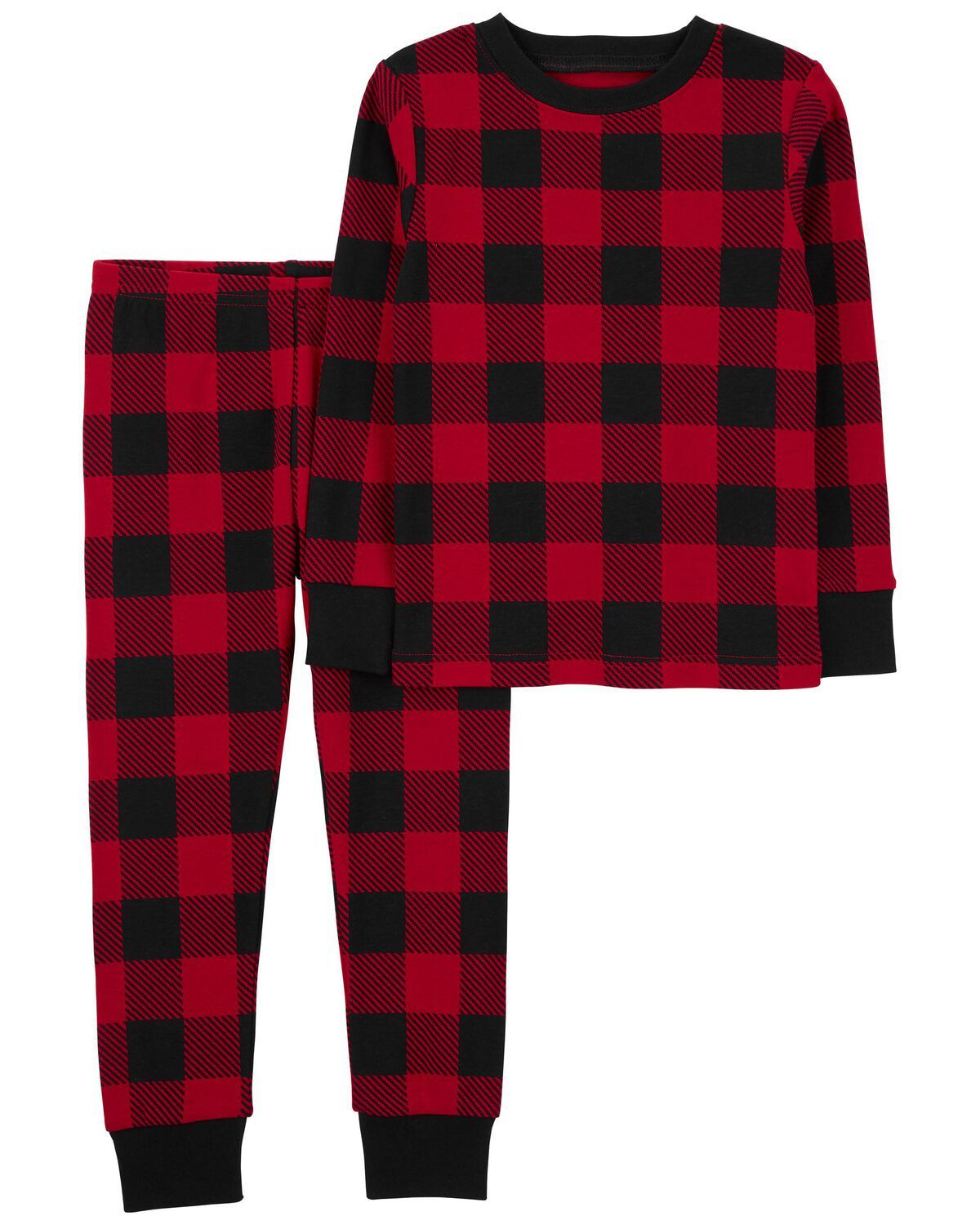 Red/Black Toddler 2-Piece Buffalo Check 100% Snug Fit Cotton Pajamas | carters.com | Carter's