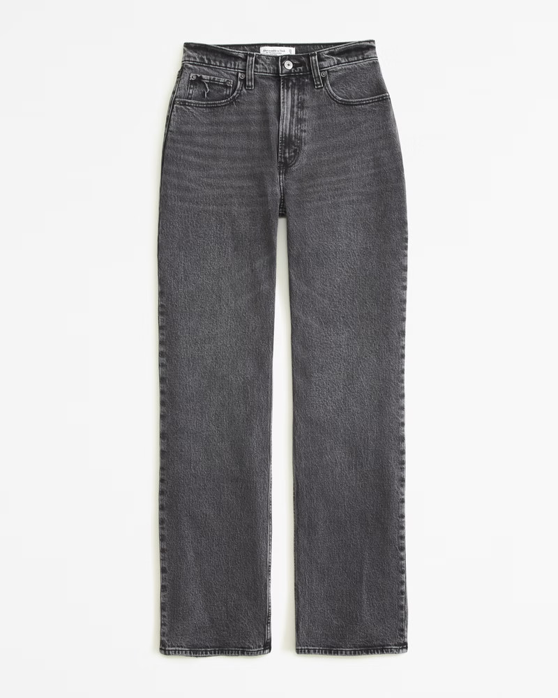 Curve Love High Rise 90s Relaxed Jean | Abercrombie & Fitch (US)