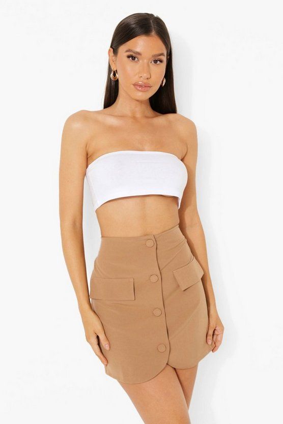 Cropped Blazer & Mini Skirt Suit Set | Boohoo.com (US & CA)