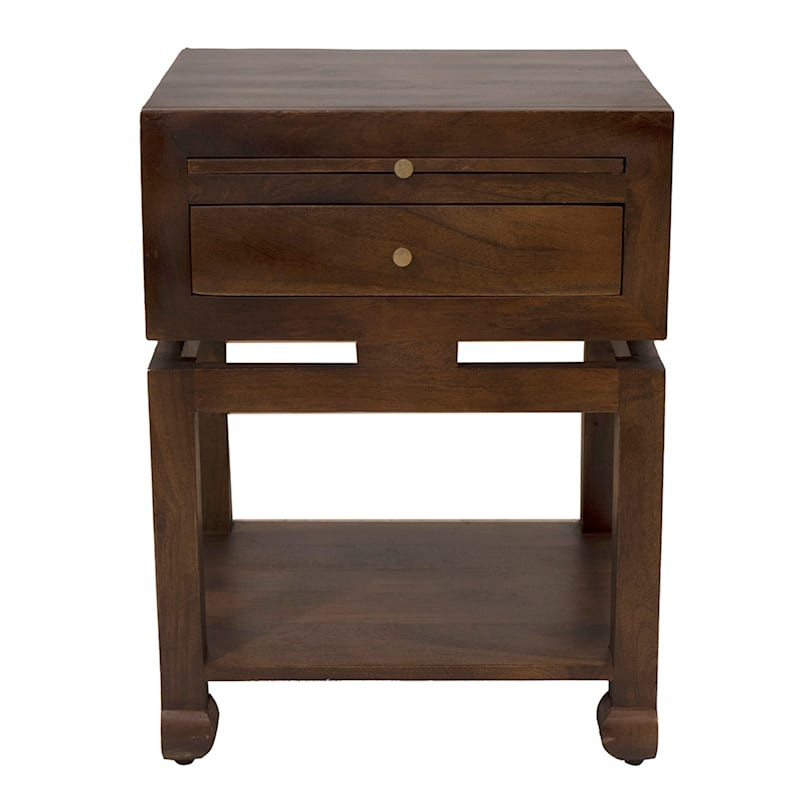 Maddison Brown Accent Table | At Home