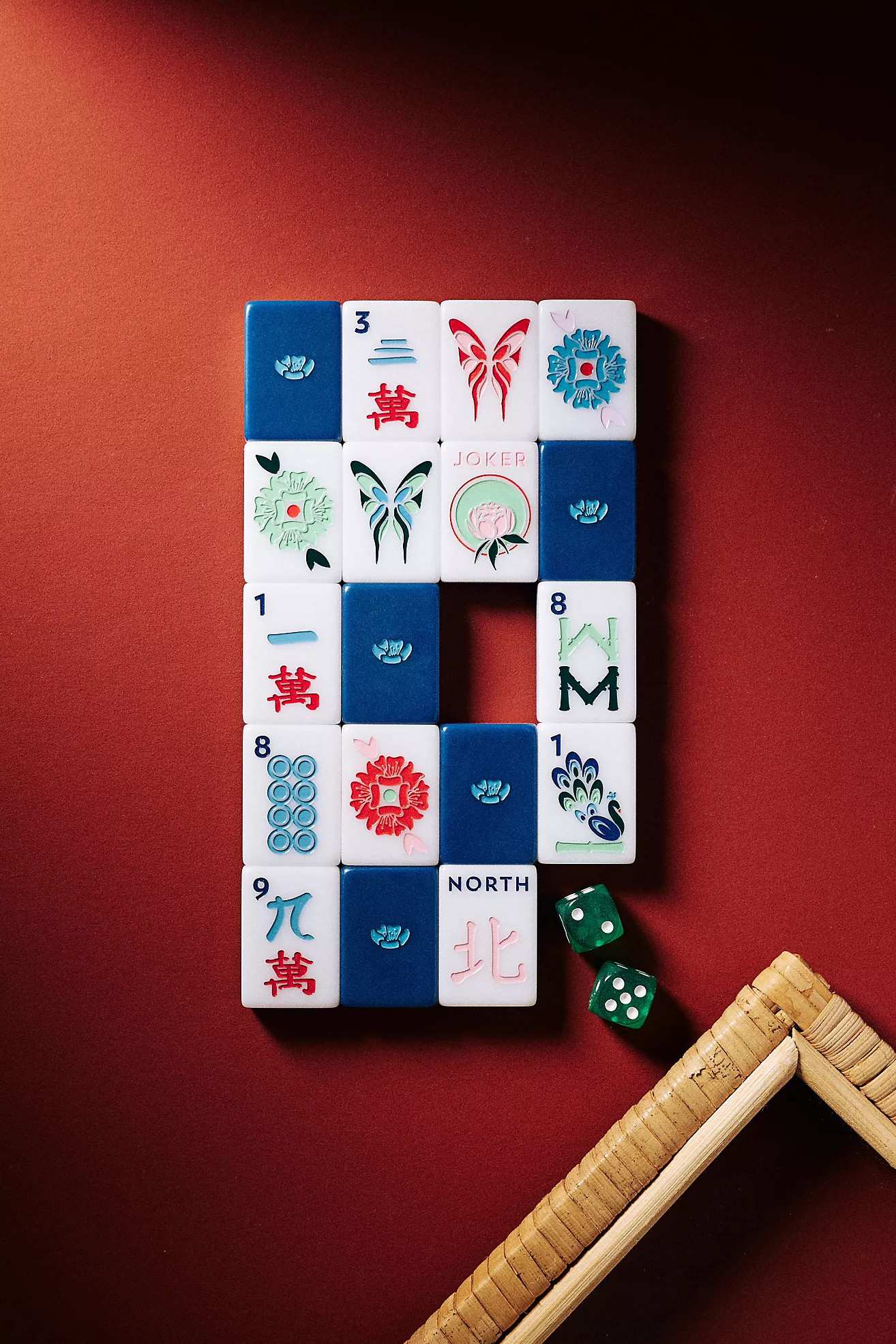 The Mahjong House Tile Set | Anthropologie (US)