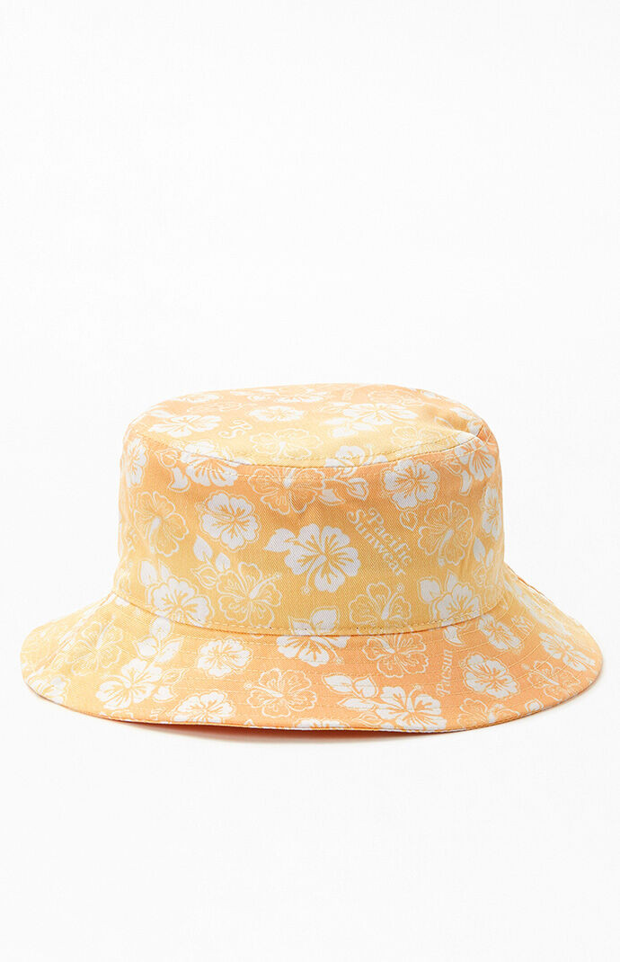 PacSun Kids Pacific Sunwear Monogram Print Bucket Hat - Orange size S/M | PacSun