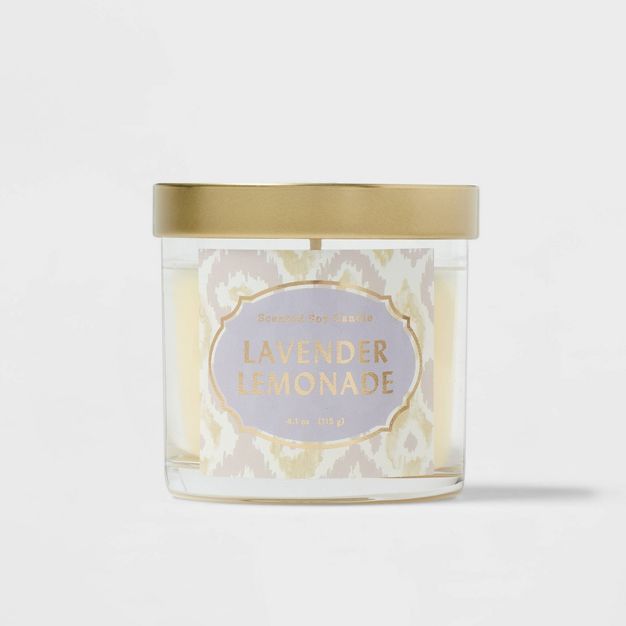 Lidded Glass Jar Candle Lavender Lemonade - Opalhouse™ | Target