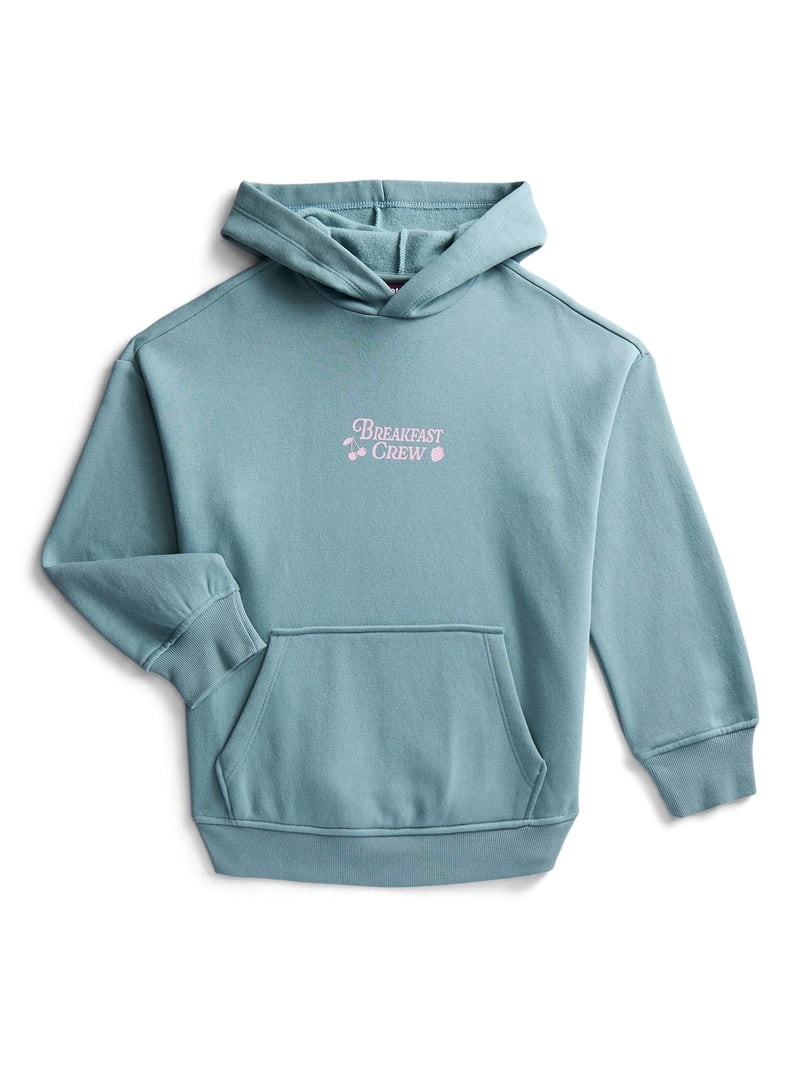 Weekend Academy Girls Graphic Hoodie, Sizes 4-18 | Walmart (US)