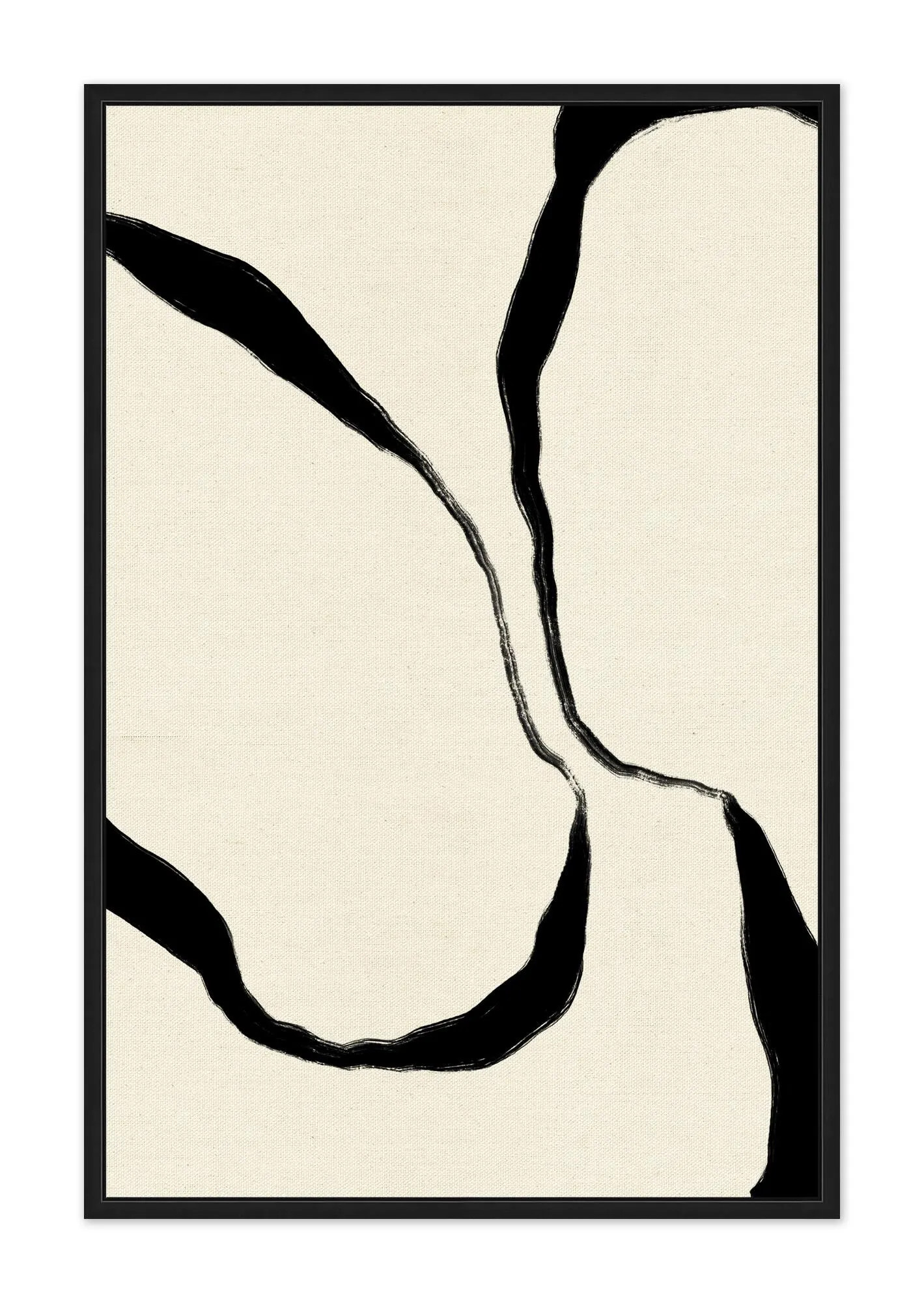 Ashley Luxe Ribbon Line Composition Gicl\u00e9e Canvas II | Ashley | Ashley