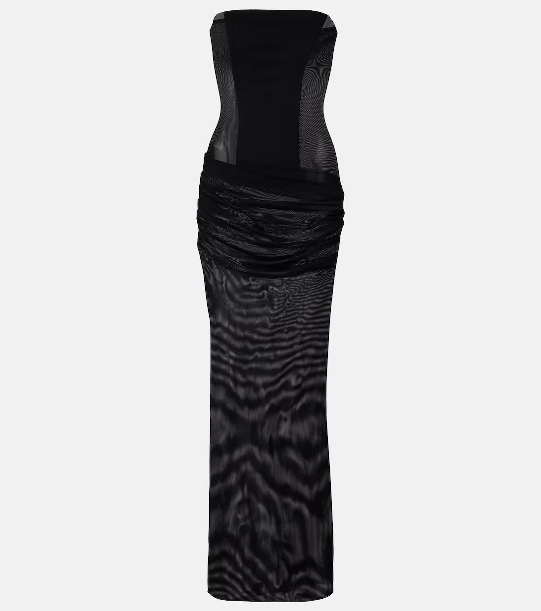 Sheer strapless corset dress | Mytheresa (INTL)