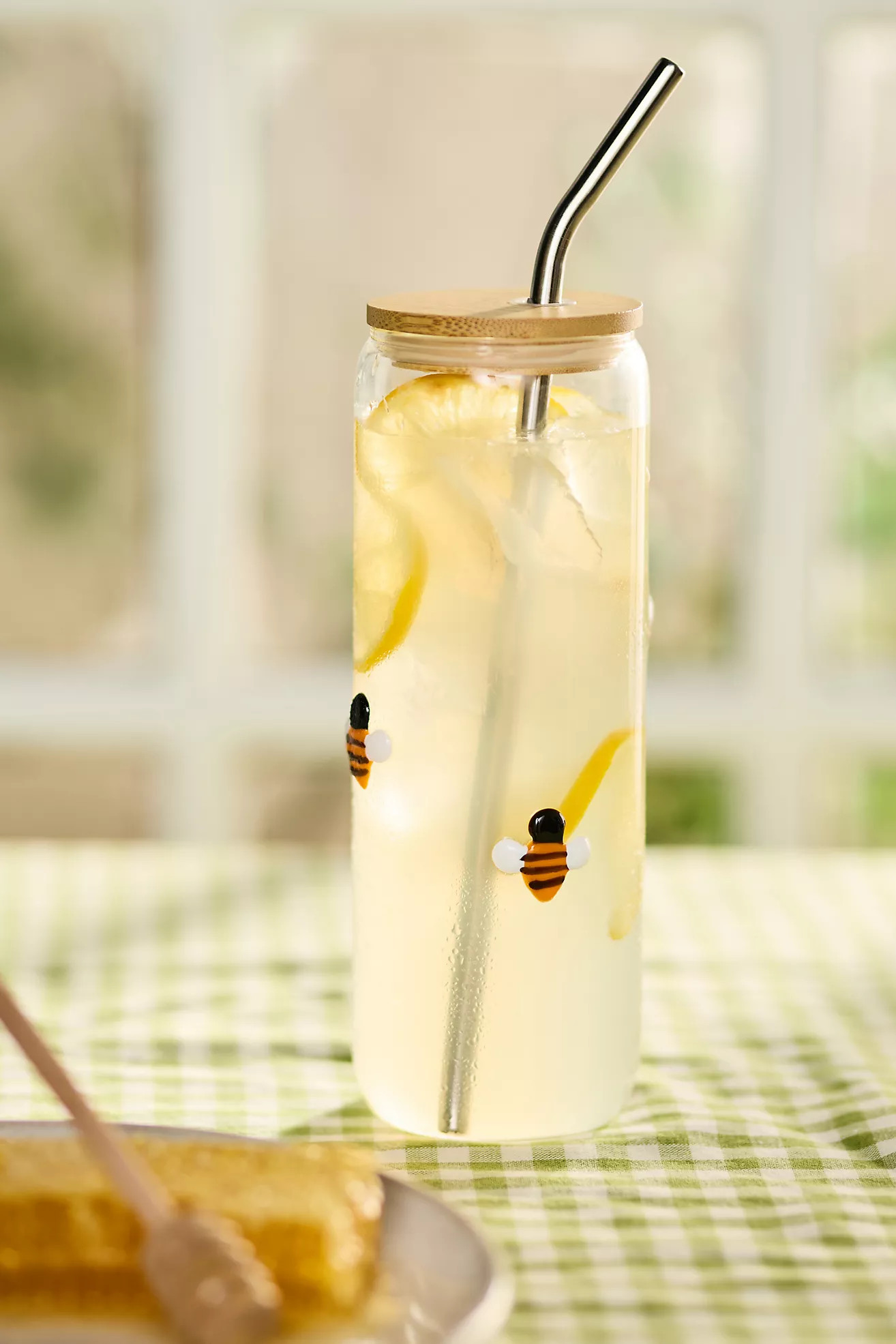 The Icon Juice Glass Large Tumbler with Lid | Anthropologie (US)