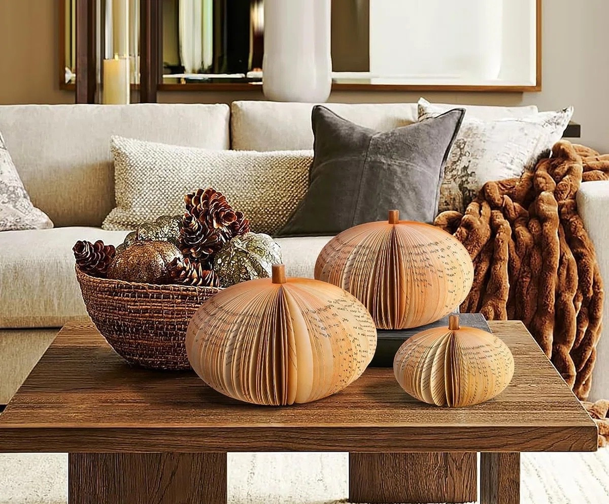 Loving these paper pumpkins 🎃 the texture, the color 🤎

#LTKSeasonal #LTKHome #LTKSaleAlert