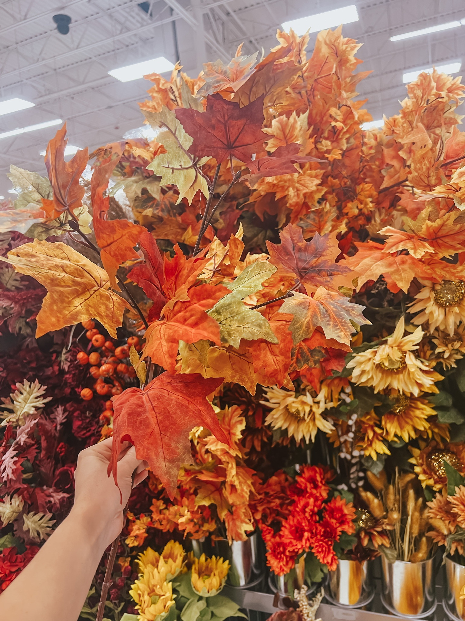 Pottery Barn look for less fall leaves at Michaels! 

#lookforless