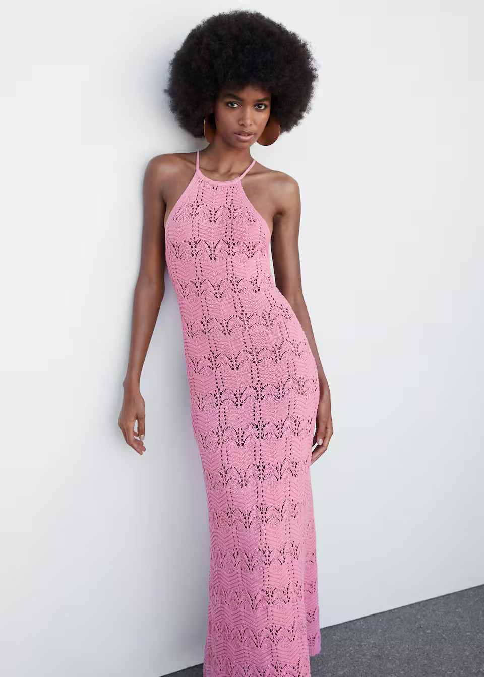 Crochet long dress -  Women | Mango USA | MANGO (US)