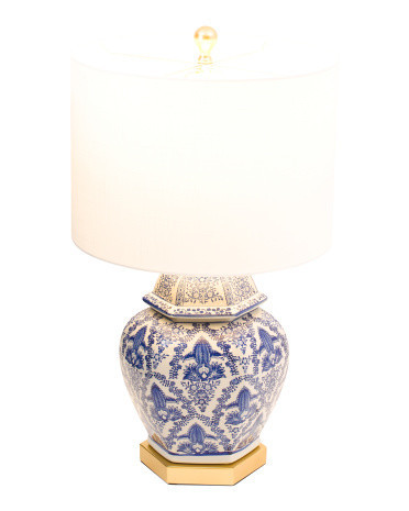 23in Gretchen Ginger Jar Led Table Lamp | Marshalls
