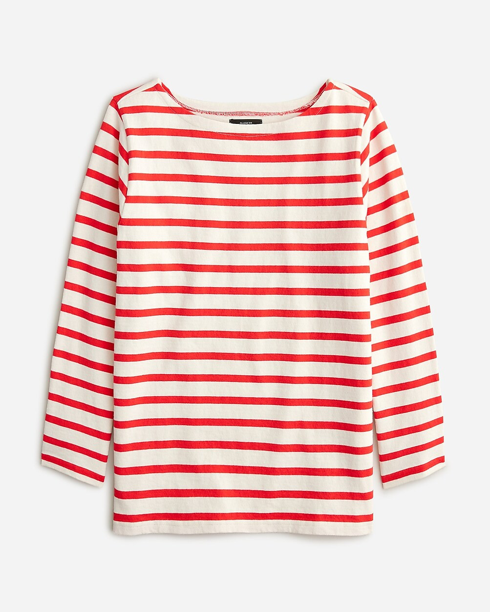 Classic mariner boatneck T-shirt in stripe | J. Crew US