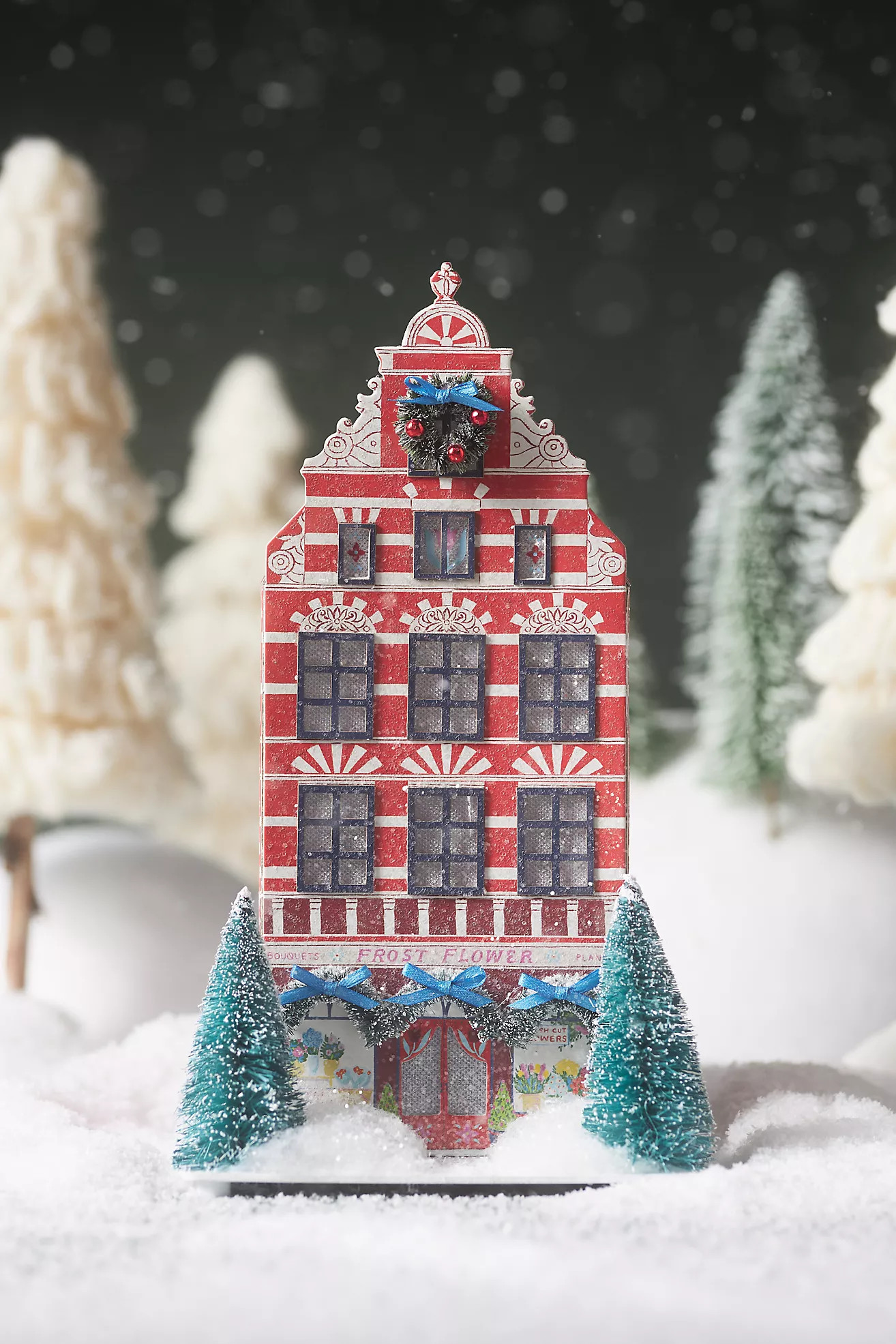 Emily Taylor x Anthropologie Light-Up Holiday Village Paper House | Anthropologie (US)