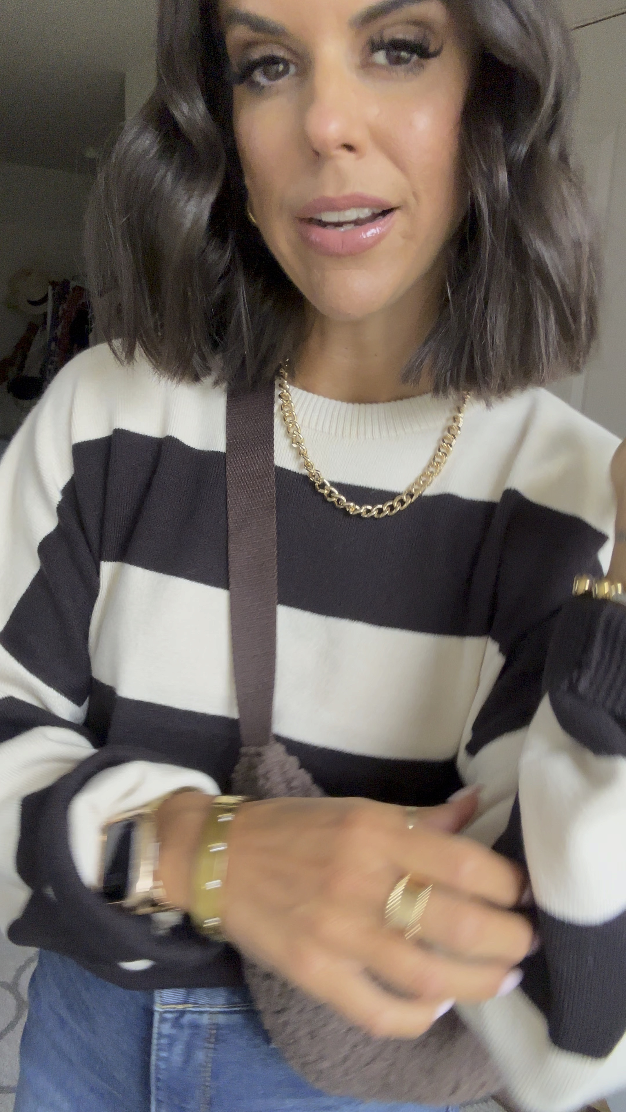 New Walmart finds! Size medium in sweater, jeans size 2 
Sneakers tts 

#LTKStyleTip #LTKFindsUnder100 #LTKVideo