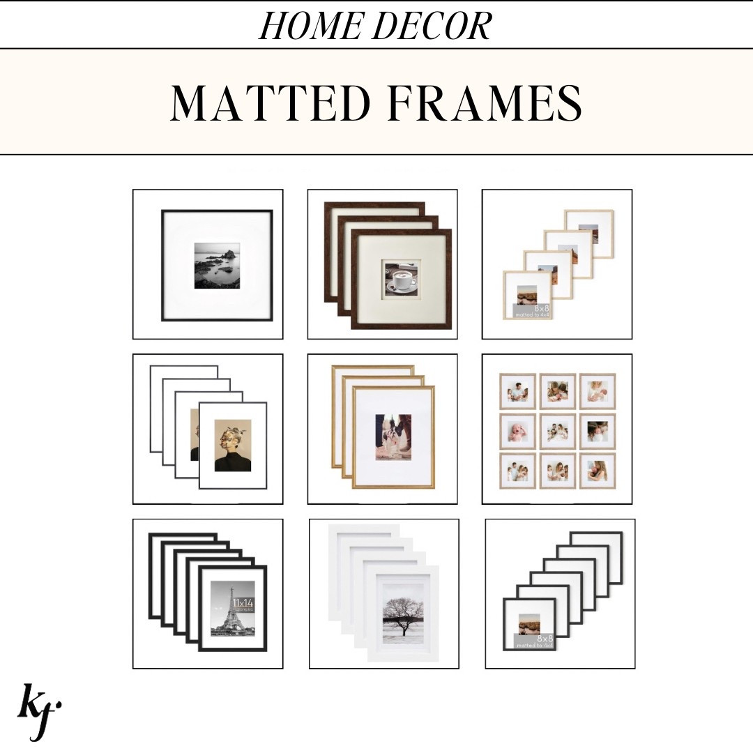 ✨Wall decor dos & don'ts!✨ One rule I always follow: matted frames ONLY! 🤌🏼 And not just any mat, I love an oversized mat for that luxe high-end custom look. It instantly elevates any space and makes your art or photos feel designer-worthy. Who else is team matted frames? 🙋‍♀️ I linked some of my favorites! #HomeDecorTips #WallArtGoals #InteriorStyling