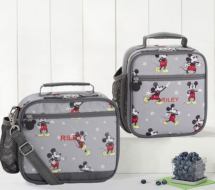 Mackenzie Gray Disney Mickey Mouse Lunch Boxes | Pottery Barn Kids