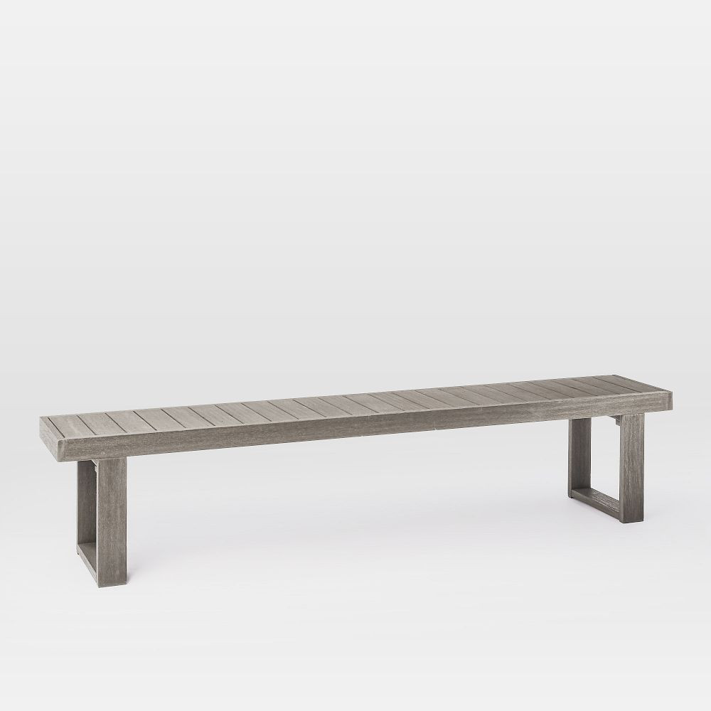 Portside Outdoor Dining Bench | West Elm (US)