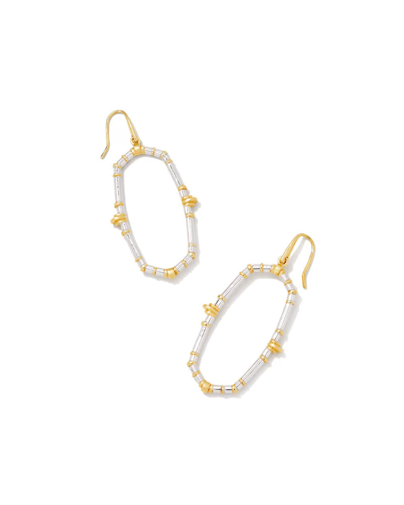 Essie Open Frame Earrings in Mixed Metal | Kendra Scott