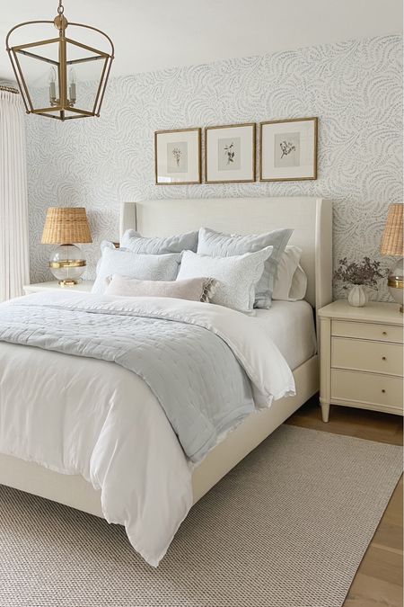 Guest room, bedroom, Arhaus, Serena and lily, wallpaper, home decor, rug, nightstand, Homegoods, Marshall’s, TJ Maxx

#LTKstyletip #LTKsalealert #LTKhome