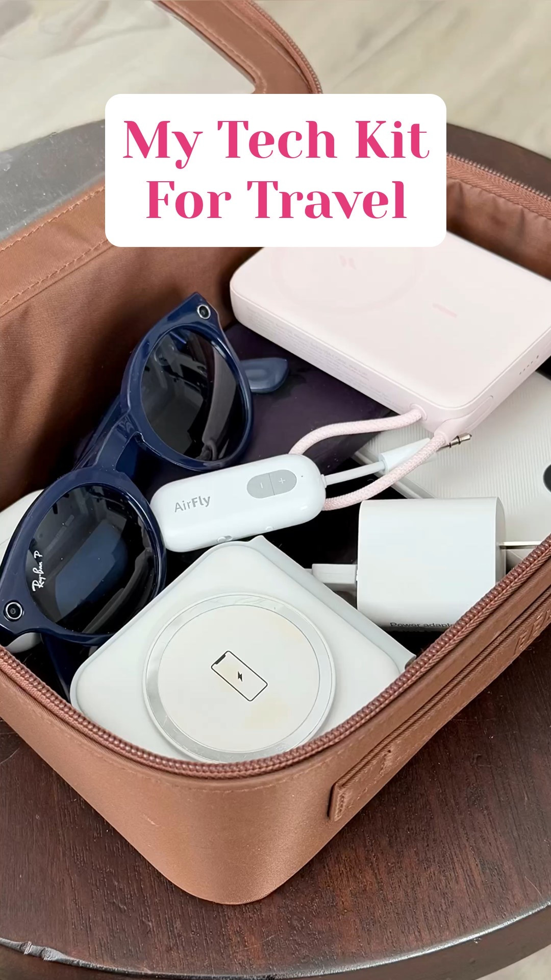 All the tech I want to pack each trip is ready to grab from my tech kit for any trip

#LTKTravel