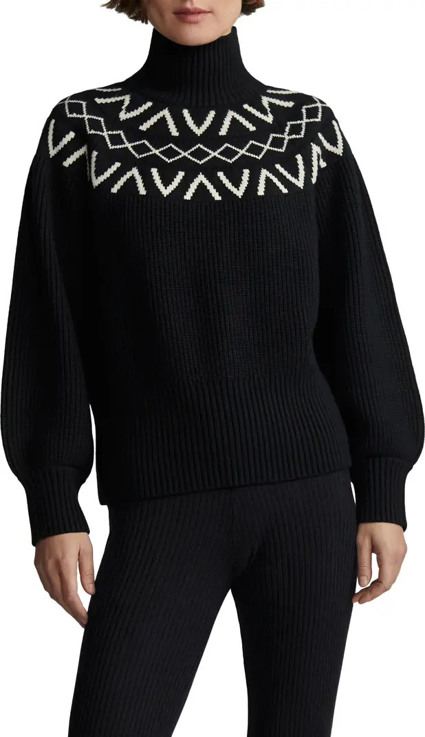 Varley Marcie Fair Isle Mock Neck Sweater | Nordstrom | Nordstrom