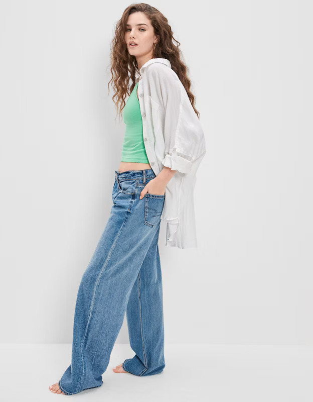 AE Go Big Oversized Shirt | American Eagle Outfitters (US & CA)