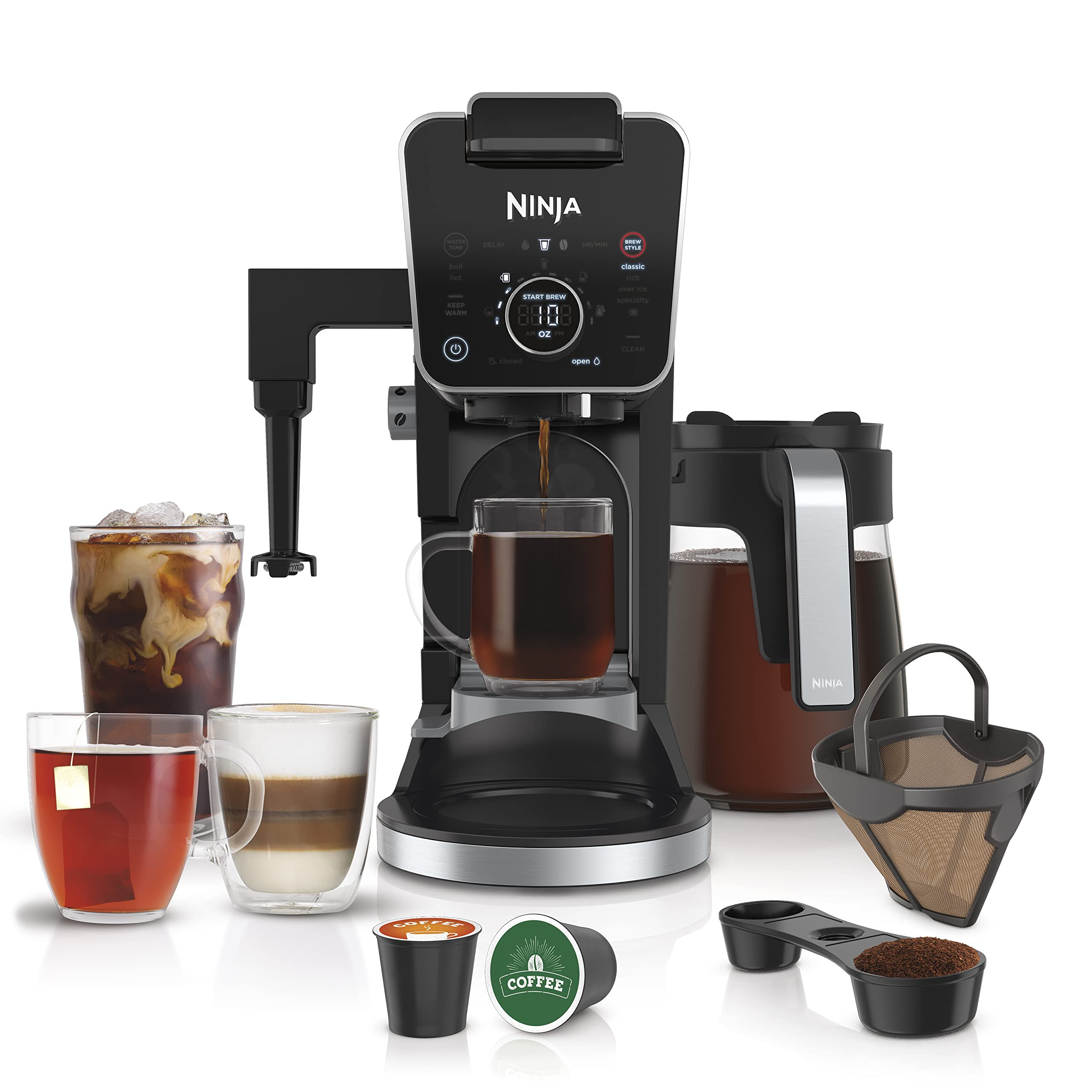 Ninja CFP307 DualBrew Pro Specialty Coffee System, Single-Serve, Compatible with K-Cups & 12-Cup ... | Amazon (US)