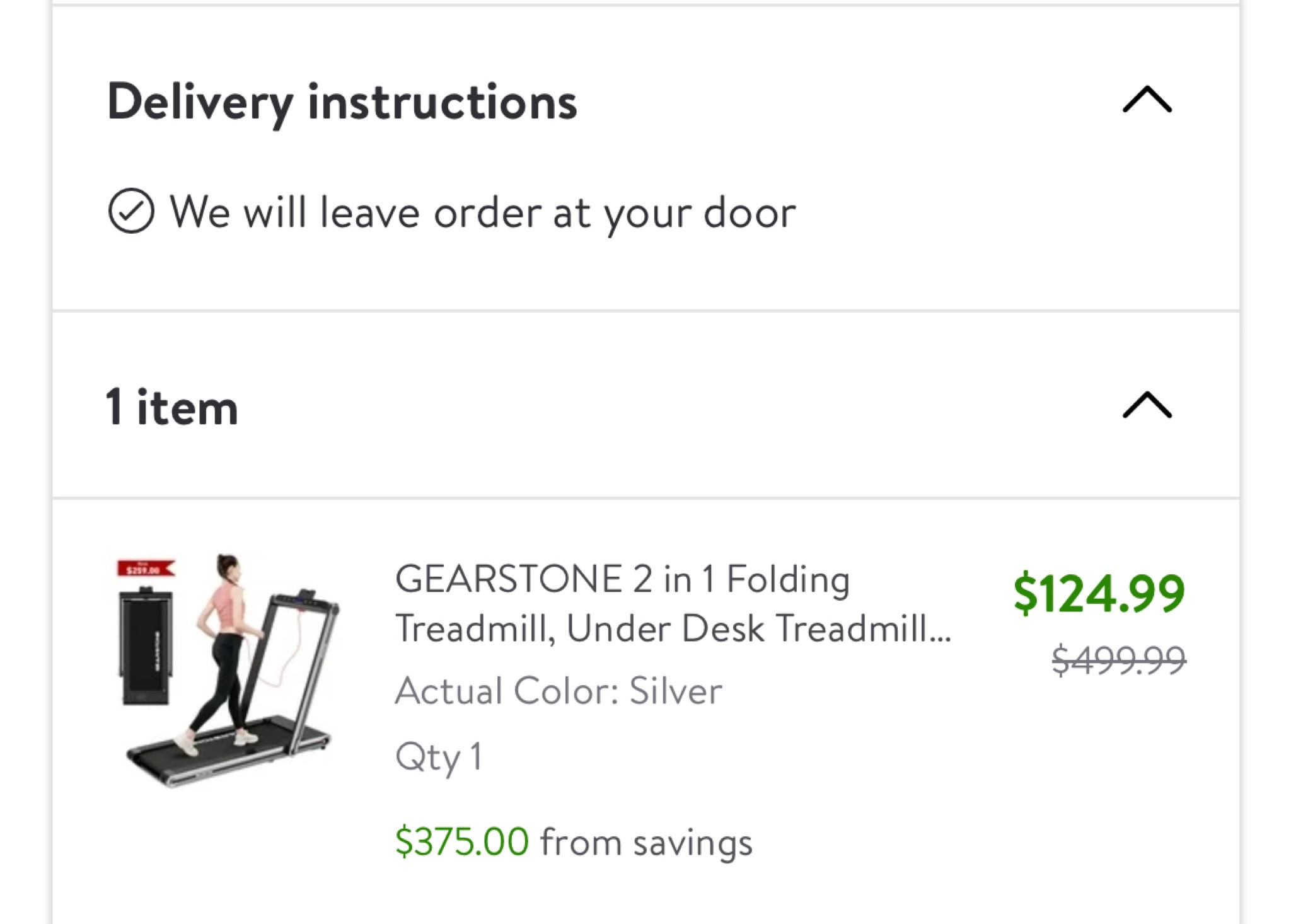 Attention Walmart + members, shopping the Early Release Black Friday… we just got this folding Treadmill for $124.99. It’s listed at $249, but there was a $125 coupon!! 

#LTKHoliday #LTKCyberWeek
