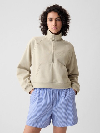 Vintage Soft Cropped Half-Zip Pullover | Gap | Gap (US)