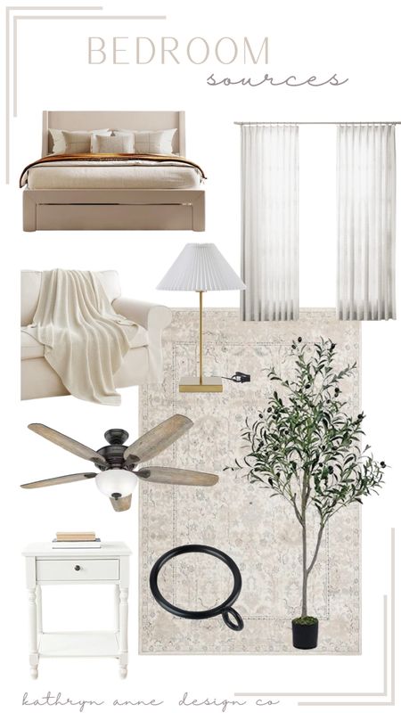 Master bedroom sources 

Area rug 
Wayfair finds
Storage bed
Upholstered bed 
Olive tree 
Two pages curtains 
Throw blanket 
Table lamp
Walmart finds 
Nightstands 

#LTKstyletip #LTKhome