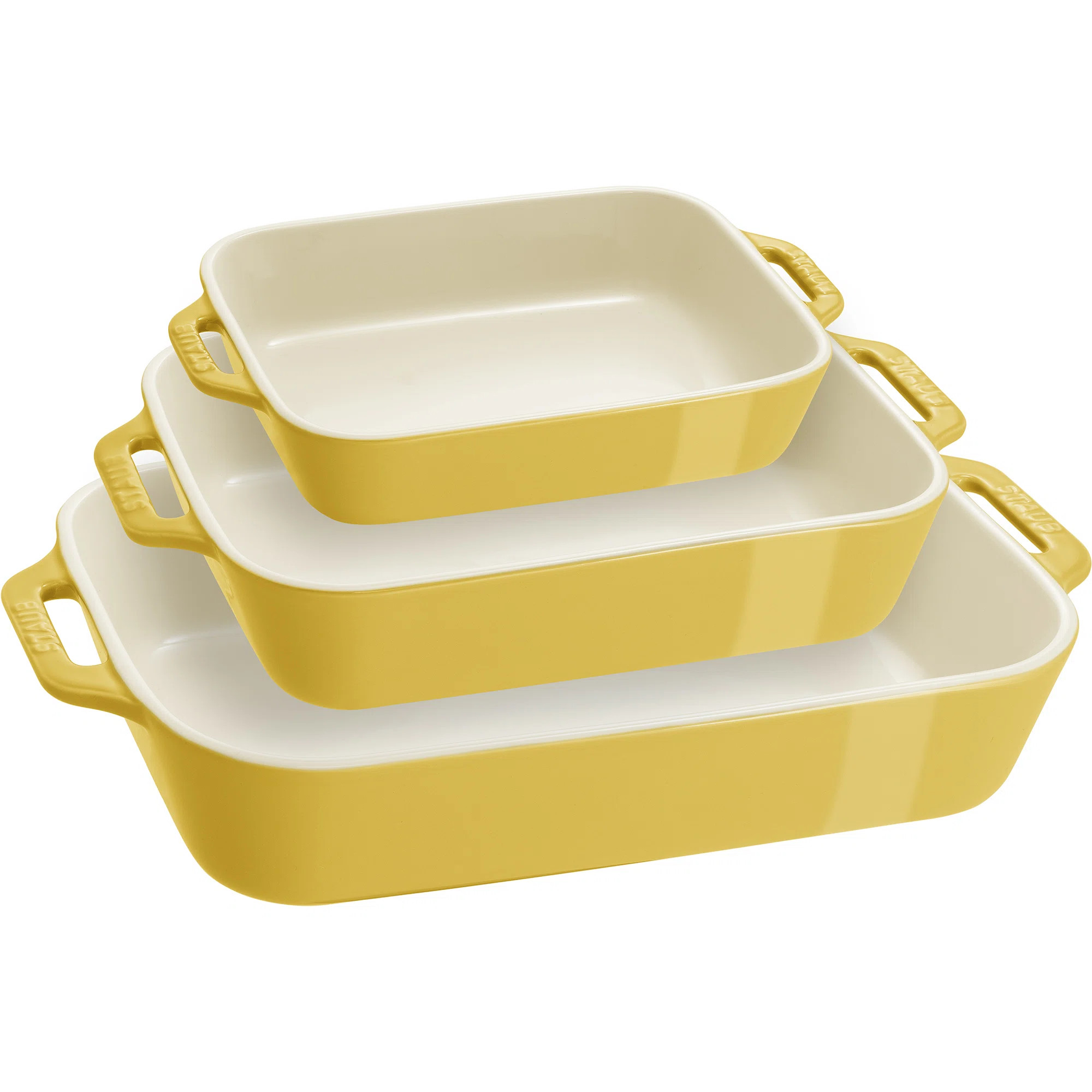 Staub Ceramics Ceramique Rectangular Baking Dish Set 3 Piece | Wayfair North America