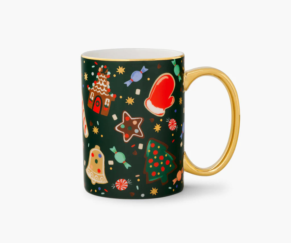Holiday Porcelain Mug - Christmas Cookies | Rifle Paper Co.