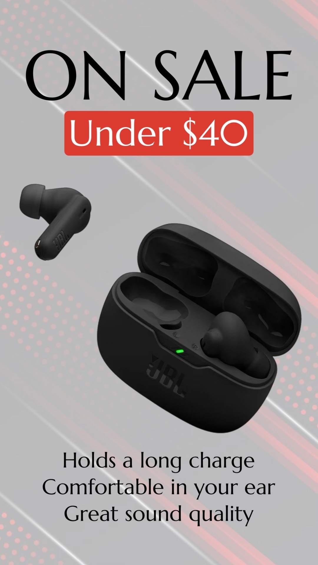 JBL in ear headphones - ON SALE UNDER $40

#LTKSaleAlert #LTKmomlife #LTKfitnessgoals