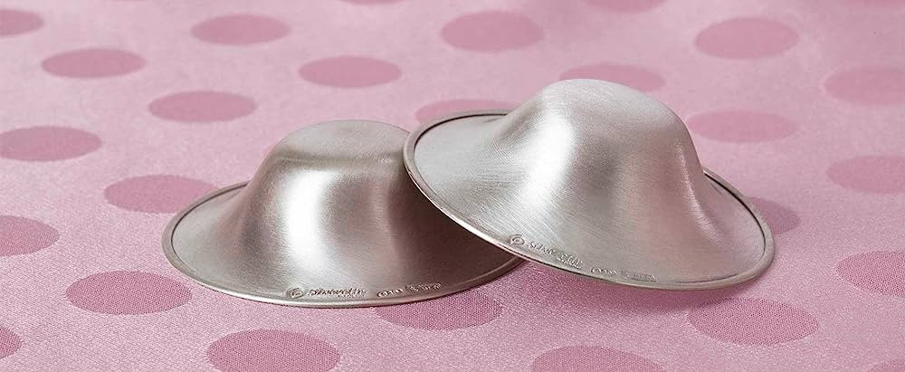 SILVERETTE The Original Silver Nursing Cups, Silverettes Metal Nipple Covers for Breastfeeding, N... | Amazon (US)