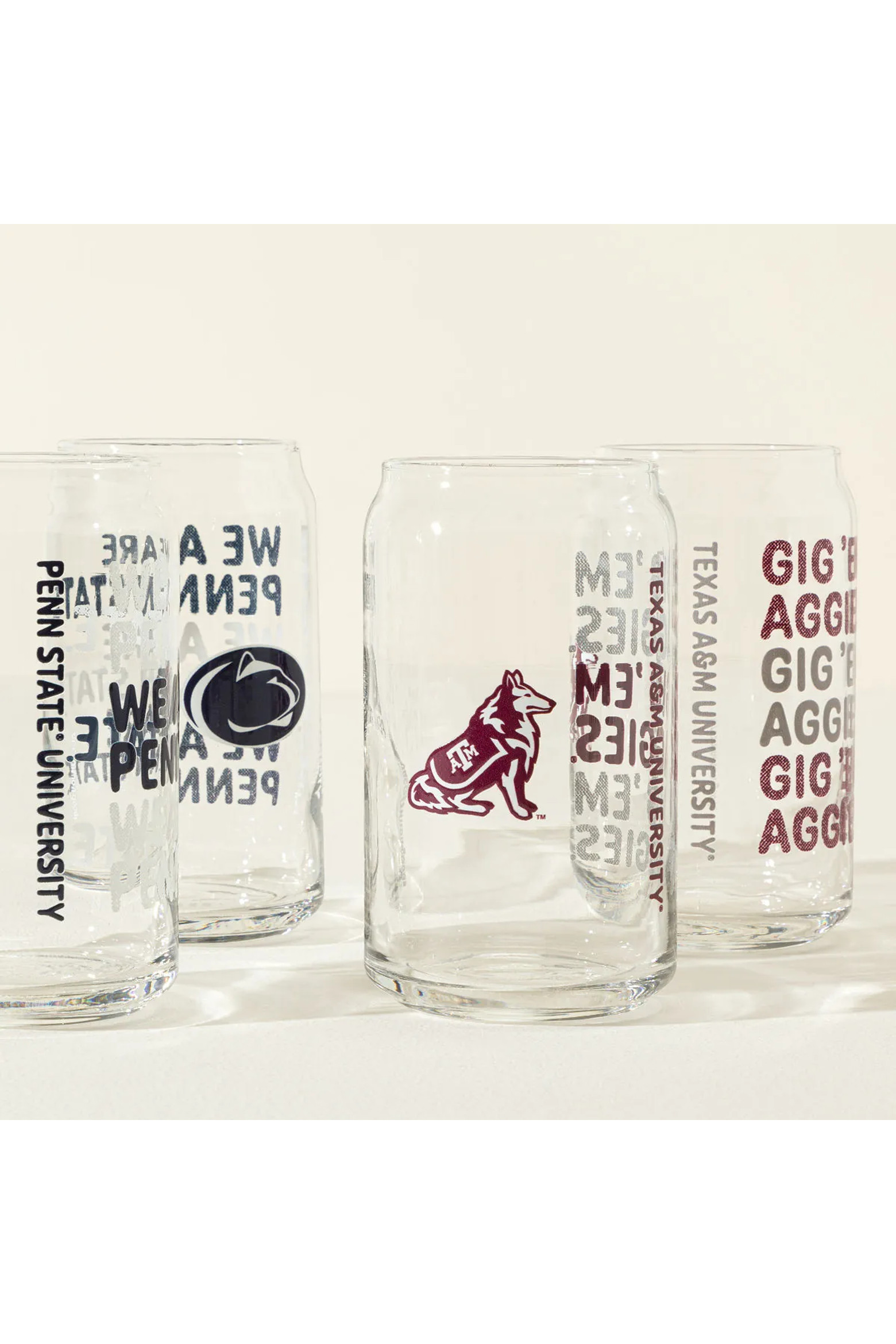 Show Your Spirit! College Can-Shaped Glass Set | Nordstrom | Nordstrom