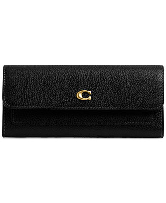 Mila Leather Long Flap Wallet | Macy's