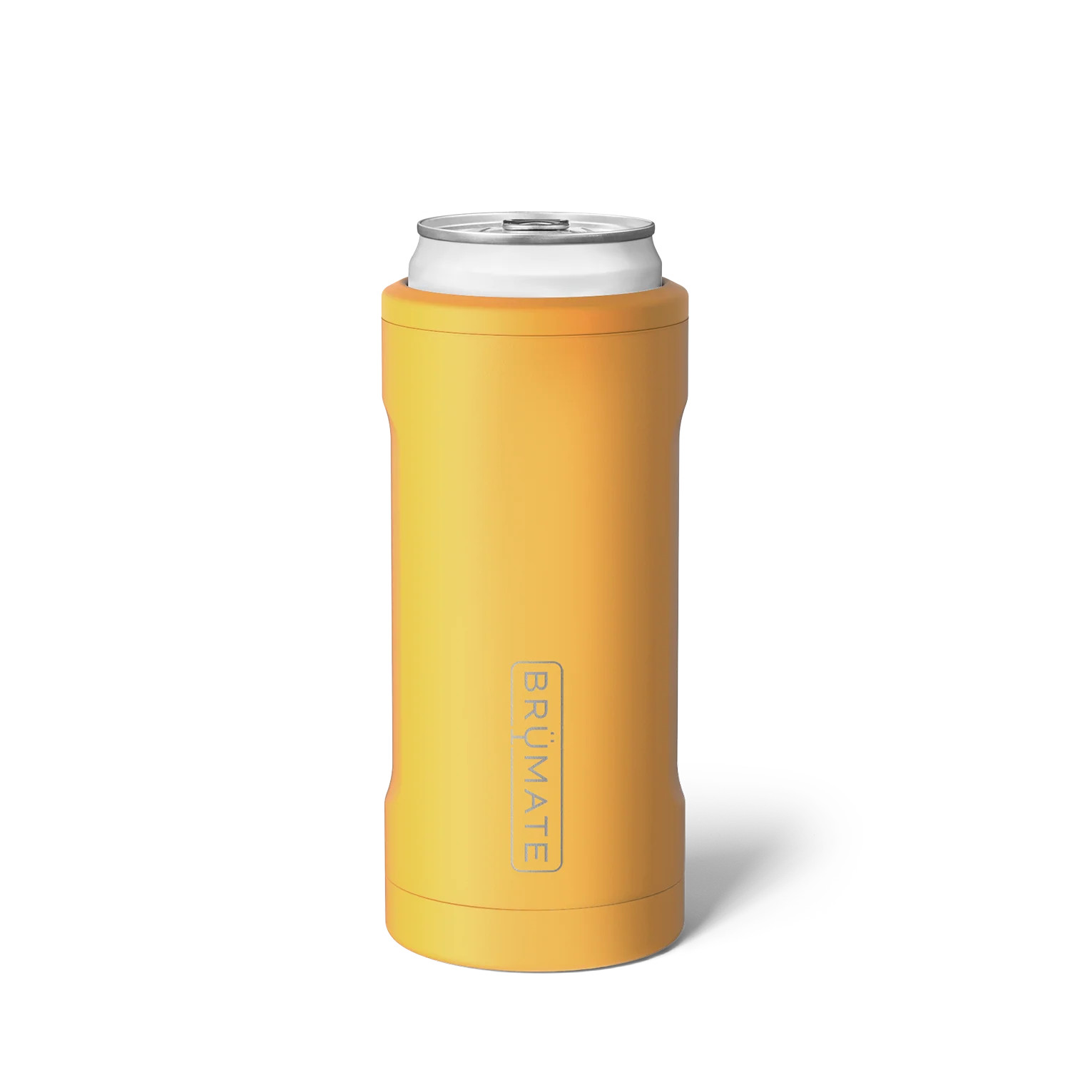 Hopsulator Slim Yellow Can Cooler - Turmeric | BrüMate | Brumate