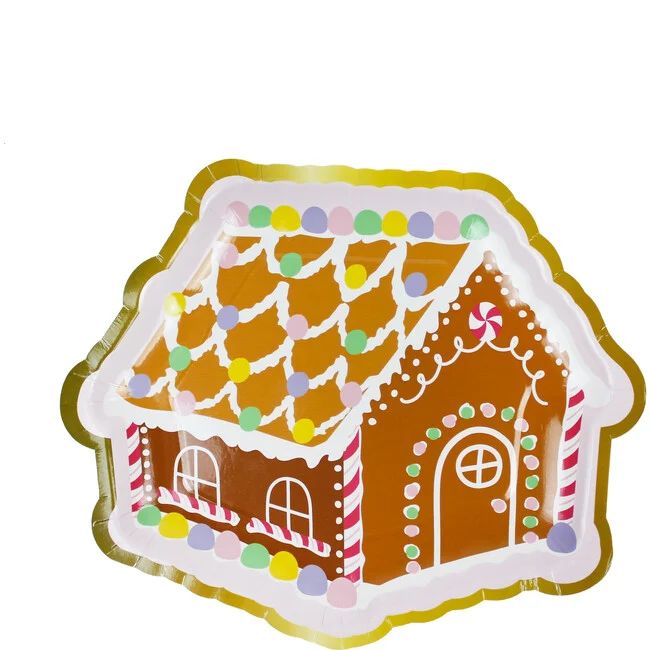 Gingerbread House Plates, Set of 12 | Maisonette