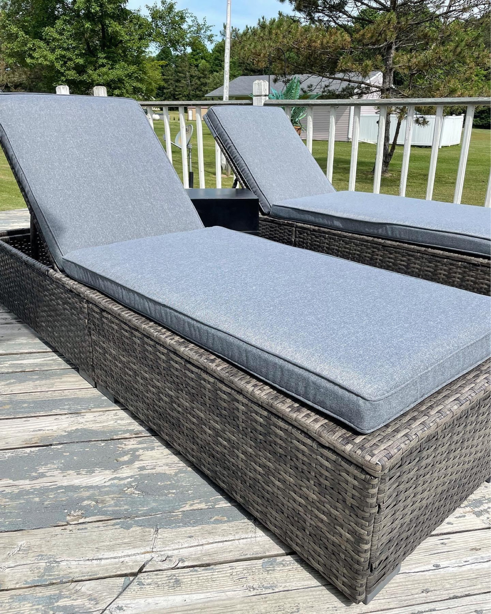 Amazon Patio Finds: L O U N G E R edition 🩶  #amazonfinds #summerfinds 

#LTKswim #LTKhome #LTKFind