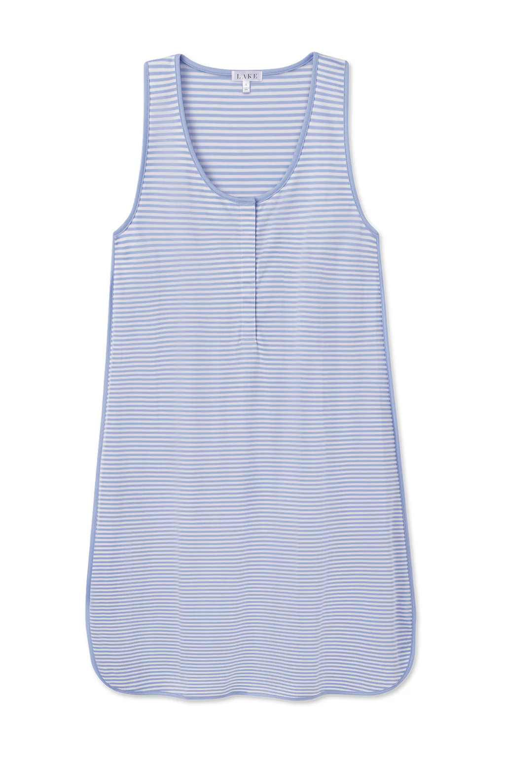 Pima Maternity Tank Gown in Hydrangea | Lake Pajamas