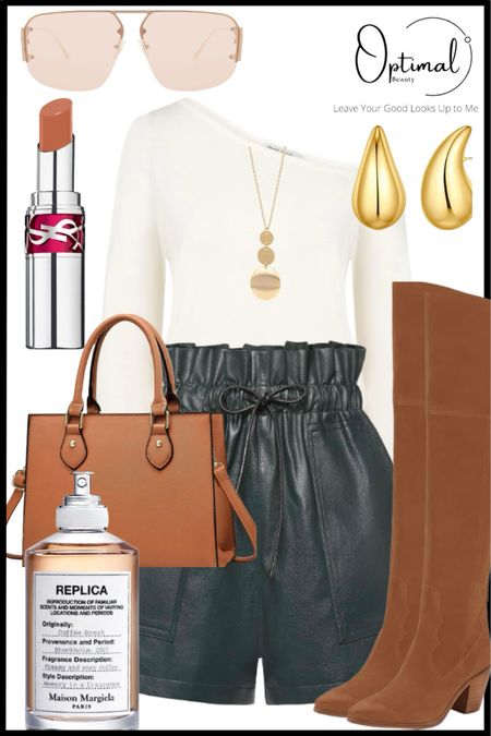 Leather Shorts Outfit Idea

#LTKmidsize #LTKbeauty #LTKover40