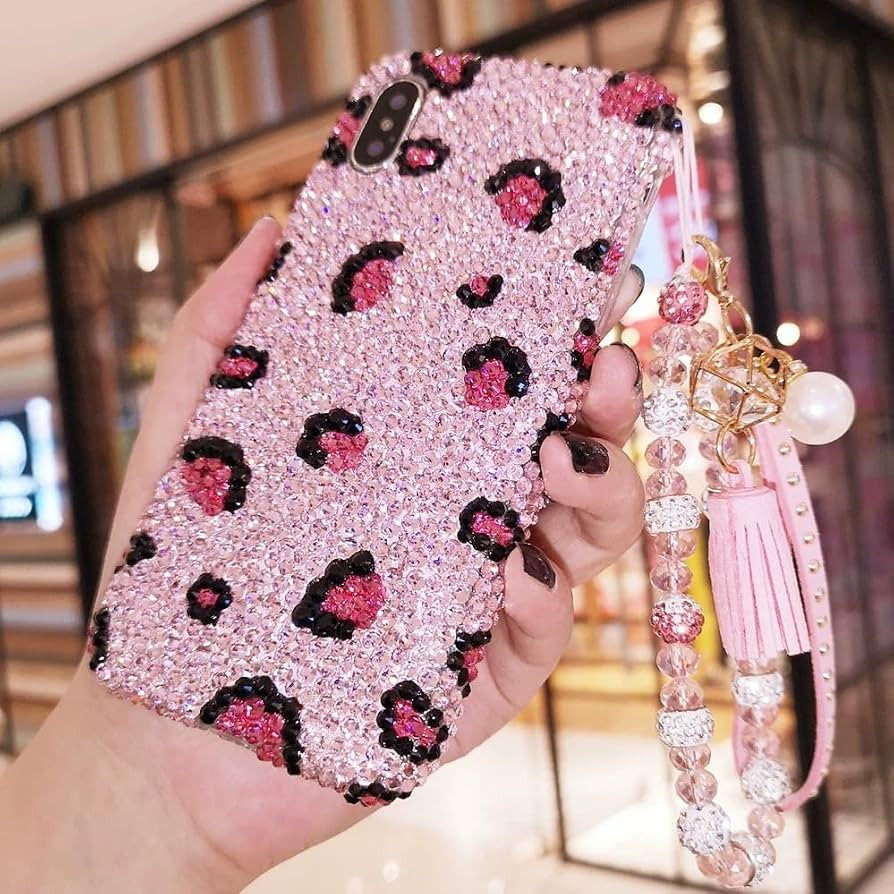 Custom Handmade Rhinestone Phone Case for Women Girls, Sparkly Bling Crystal Phone Cover, Luxury ... | Amazon (CA)