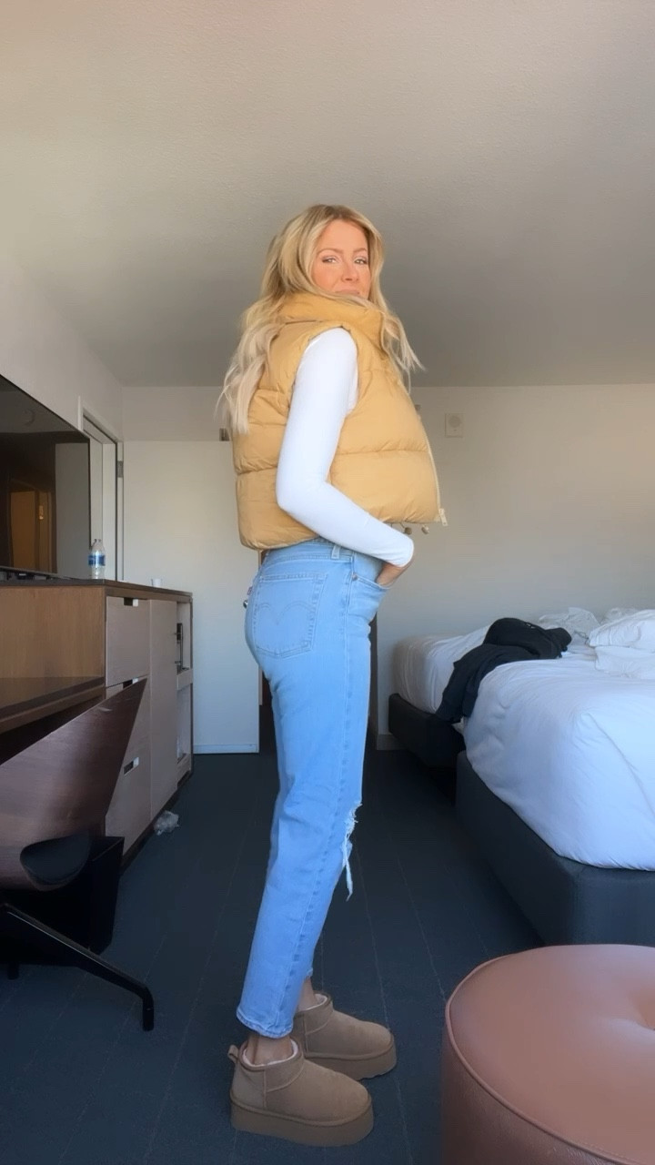 Levi’s on sale. Best and platform from Amazon. Bodysuit is Spanx  

#LTKsalealert #LTKunder100 #LTKSeasonal